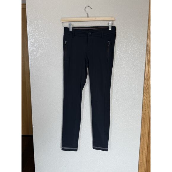 Lululemon Out And About Pants Size 2 Black Slim Leg Stretch - Picture 1 of 5